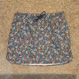 St. John's Bay Multicolor Floral Mini Skirt